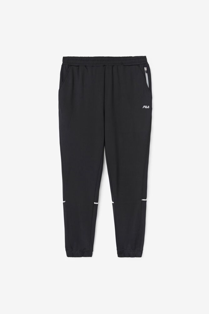 Fila Karas Jogger Black Pants Mens - NZ 50361-GNYH